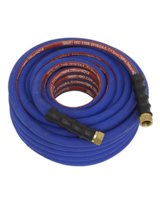 Tuyau d'air extra-robuste avec raccords BSP 1/2" 20 m x 13 mm