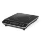 Baridi Induction Hob: Single Zone with 13A Plug, 10 Power Settings 200W-2000W, Touch Controls, 3-Hour Timer Function, Child Lock