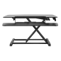 Dellonda 89cm Height Adjustable Standing Desk Converter, 50cm Max Height, 15kg Capacity