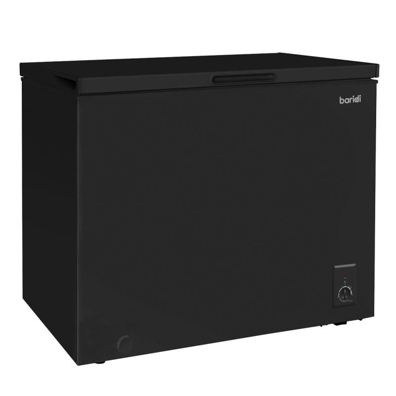 Baridi Freestanding Chest Freezer, 199L Capacity, Garages and Outbuilding Safe, -12 to -24°C Adjustable Thermostat with Refriger