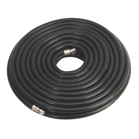 Tuyau d'air robuste avec raccords BSP 1/4" 20 m x 10 mm