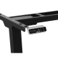 Dellonda Black Electric Adjustable Desk Frame, Digital Controls 100kg Heavy Duty