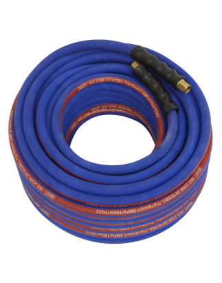 Tuyau d'air extra-robuste avec raccords BSP 1/4" 30 m x 10 mm