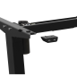 Dellonda Single Motor Adjustable Desk Frame, 70kg Capacity, Black - DH17