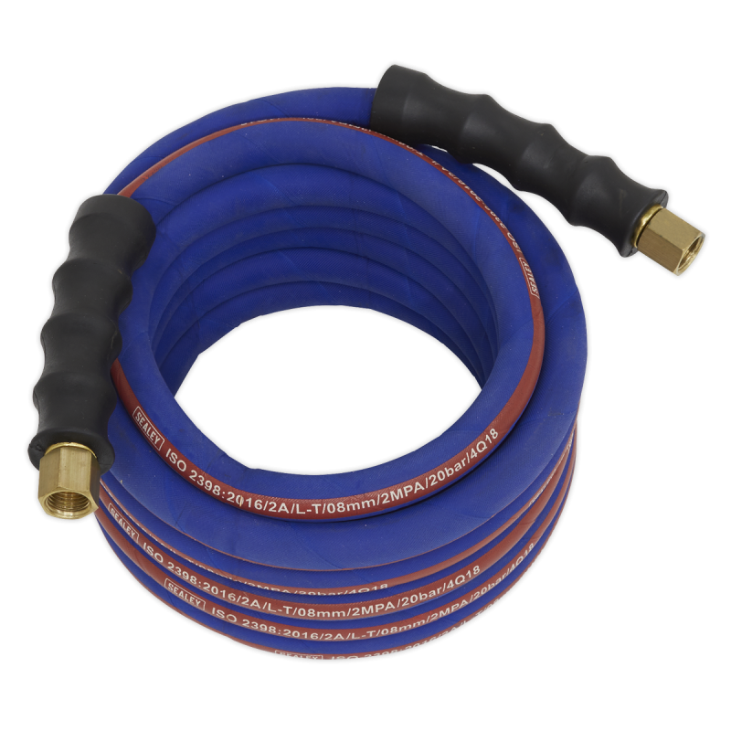 Extra-Heavy-Duty Air Hose with 1/4"BSP Unions 5m x 8mm