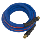 Extra-Heavy-Duty Air Hose with 1/4"BSP Unions 5m x 10mm