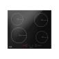 Baridi 60cm Built-In Induction Hob with 4 Cooking Zones, 2800W, Boost Function, 9 Power Levels, Touch Control, Timer, supplied w