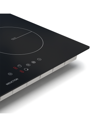 Baridi 60cm Built-In Induction Hob with 4 Cooking Zones, 2800W, Boost Function, 9 Power Levels, Touch Control, Timer, supplied w