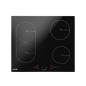 Baridi 60cm Built-In Induction Hob with Bridge Zone, 4 Cooking Zones, 2800W, Boost Function, 9 Power Levels, Touch Control & Tim