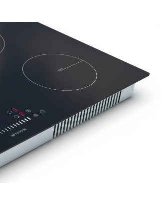 Baridi 77cm Built-In Induction Hob with 4 Cooking Zones, 7200W, Boost Function, 9 Power Levels, Touch Control & Timer, Hardwired