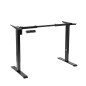 Dellonda Electric Adjustable Desk Frame, Digital Controls, 70kg Capacity, Black