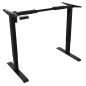 Dellonda Electric Adjustable Desk Frame, Digital Controls, 70kg Capacity, Black