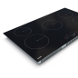 Baridi 90cm Built-In Induction Hob with 5 Cooking Zones, 9300W, Boost Function, 9 Power Levels, Slider Touch Control, Hardwired