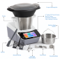 Baridi Smart Kitchen Robot Thermo-Cooker, 18 Preset Functions, 7” TFT Touchscreen