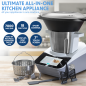 Baridi Smart Kitchen Robot Thermo-Cooker, 18 Preset Functions, 7” TFT Touchscreen