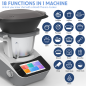 Thermo-cuiseur robot de cuisine intelligent Baridi, 18 fonctions prédéfinies, écran tactile TFT 7"