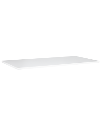 Ordinateur de bureau rectangulaire blanc Dellonda 1400 x 700 mm, épaisseur 1" - DH19