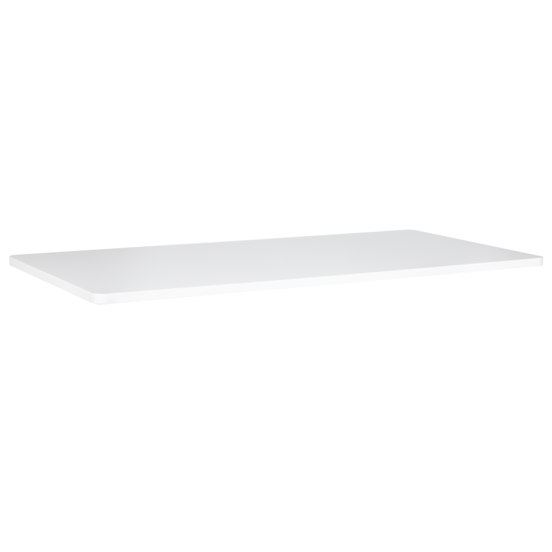 Ordinateur de bureau rectangulaire blanc Dellonda 1400 x 700 mm, épaisseur 1" - DH19