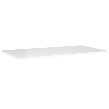 Ordinateur de bureau rectangulaire blanc Dellonda 1400 x 700 mm, épaisseur 1" - DH19