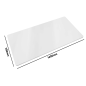 Ordinateur de bureau rectangulaire blanc Dellonda 1400 x 700 mm, épaisseur 1" - DH19