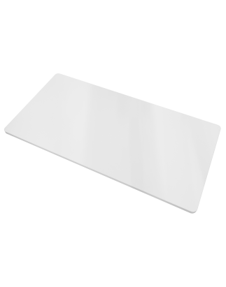 Ordinateur de bureau rectangulaire blanc Dellonda 1400 x 700 mm, épaisseur 1" - DH19