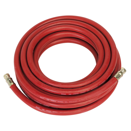 Air Hose with 1/4"BSP Unions 10m x 10mm