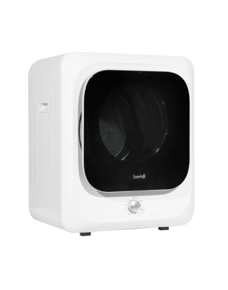 Baridi Small Tumble Dryer, Portable, 2.5kg, Vented, Perfect for Counter Top or Wall Mounted Use with Mechanical Controls, Compac