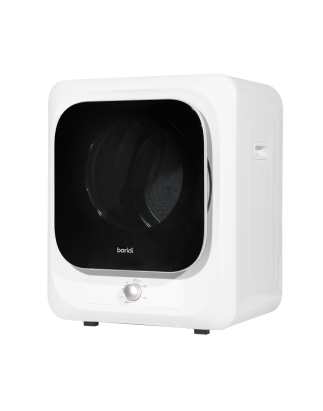 Baridi Small Tumble Dryer, Portable, 2.5kg, Vented, Perfect for Counter Top or Wall Mounted Use with Mechanical Controls, Compac