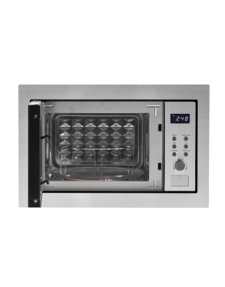 Baridi 25L Integrated Microwave Oven with Grill, 900W, Stainless Steel