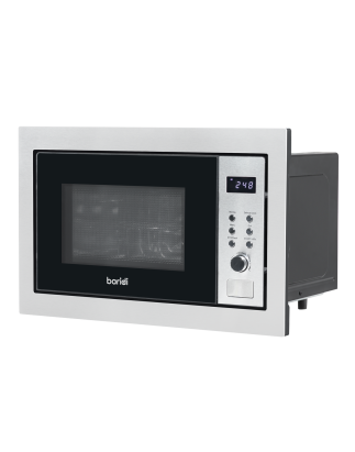 Baridi 25L Integrated Microwave Oven with Grill, 900W, Stainless Steel