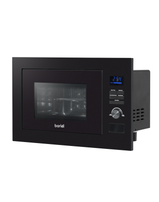 Baridi 25L Integrated Microwave Oven with Grill, 900W, Sensor Touch Controls, Black