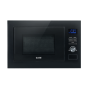 Baridi 25L Integrated Microwave Oven with Grill, 900W, Sensor Touch Controls, Black