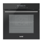 Baridi 60cm Built-In Fan Assisted, Single, Integrated 10 Function Electric Oven, Touchscreen Controls, 72L Capacity, Black