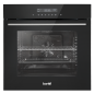 Baridi 60cm Built-In Fan Assisted, Single, Integrated 10 Function Electric Oven, Touchscreen Controls, 72L Capacity, Black