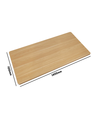 Dellonda Oak Rectangular Desktop 1400 x 700mm, 1" Thickness - DH20