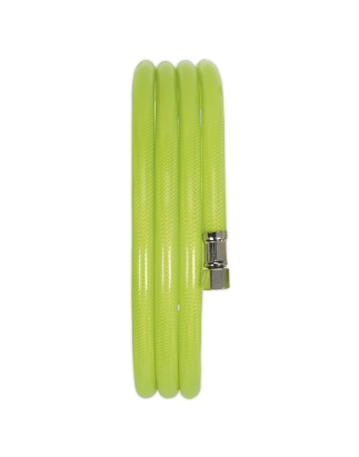 High-Visibility Air Hose with 1/4"BSP Unions 10m x 8mm