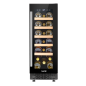 Baridi 20 Bottle Slim 30cm Built-In Wine Cooler, Touchscreen Controls, Black