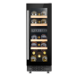 Baridi 17 Bottle Dual Zone Slim 30cm Wine Cooler, Touch Screen, Black