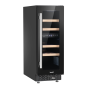 Baridi 17 Bottle Dual Zone Slim 30cm Wine Cooler, Touch Screen, Black