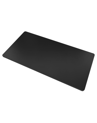 Dellonda Black Rectangular Desktop 1400 x 700mm, 1" Thickness - DH21