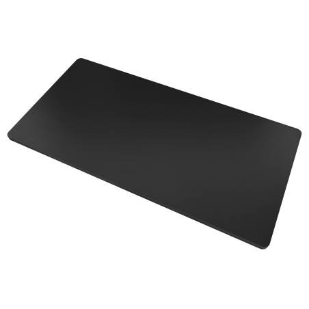 Dellonda Black Rectangular Desktop 1400 x 700mm, 1" Thickness - DH21