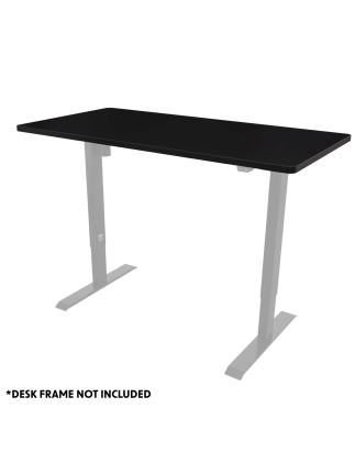 Ordinateur de bureau rectangulaire noir Dellonda 1400 x 700 mm, épaisseur 1" - DH21