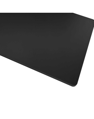 Dellonda Black Rectangular Desktop 1400 x 700mm, 1" Thickness - DH21