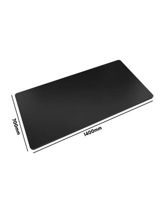 Ordinateur de bureau rectangulaire noir Dellonda 1400 x 700 mm, épaisseur 1" - DH21