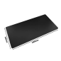 Ordinateur de bureau rectangulaire noir Dellonda 1400 x 700 mm, épaisseur 1" - DH21