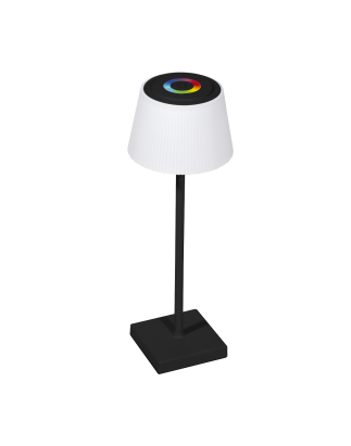 Lampe de table rechargeable Dellonda pour les couleurs RVB du restaurant du bureau à domicile