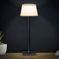 Dellonda Rechargeable Table Lamp for Home Office Restaurant RGB Colours