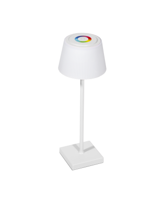 Dellonda Rechargeable Table Lamp for Home Office Restaurant RGB Colours