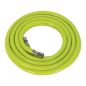 High-Visibility Air Hose with 1/4"BSP Unions 5m x 8mm