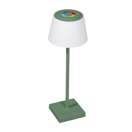 Lampe de table rechargeable Dellonda pour les couleurs RVB du restaurant du bureau à domicile